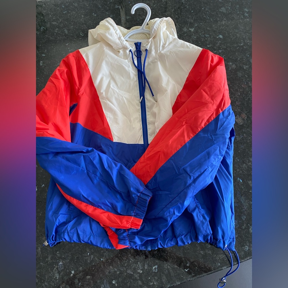 DIVIDED H&M ladies retro baggy windbreaker size medium